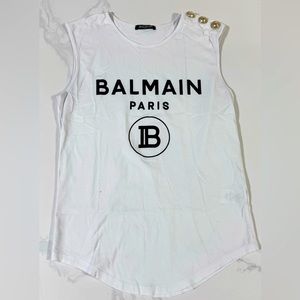 Stylish Balmain shirt with button embellishments